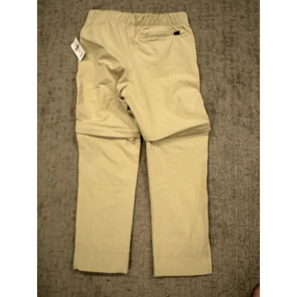 Ll Bean Kids 6/ 7 Convertable Tan Pants (T1)